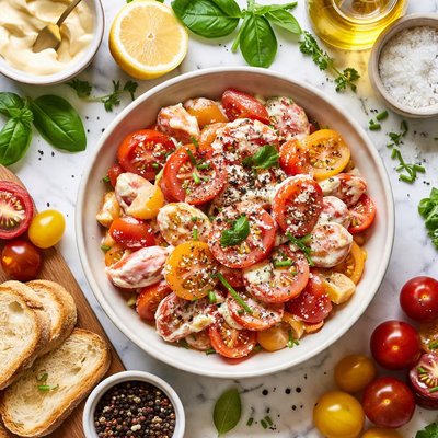 Image of Tomatoes in Mayonnaise