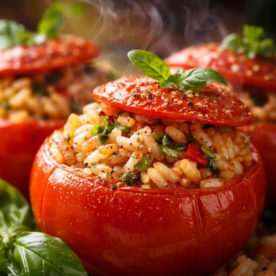 Image of Tomatoes Stuffed with Rice