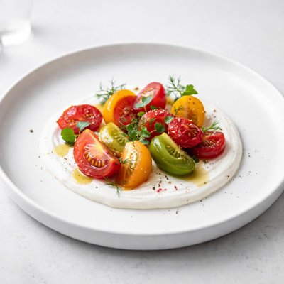 Image of Tomatoes with Horseradish Sauce