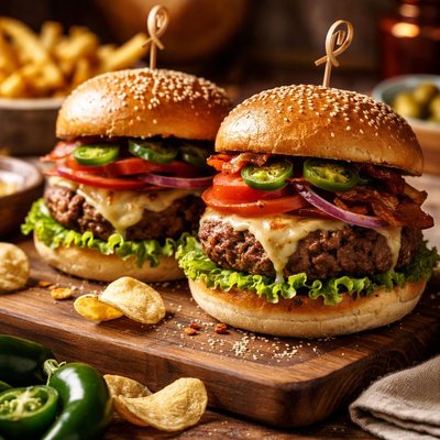 Image of Toms Venison Jalapeno Burgers