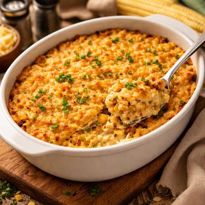 Image of Too Good Corn Casserole