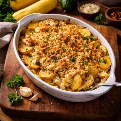 Image of Too Much Summer Squash in the Garden Baked Squash
