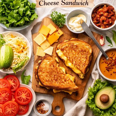 Image of Too Sick to Cook Cheese Sandwich