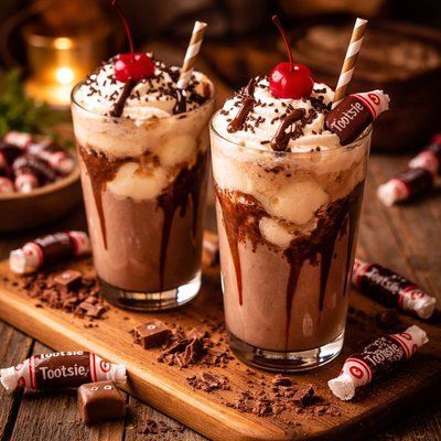 Image of Tootsie Roll Float Cocktail