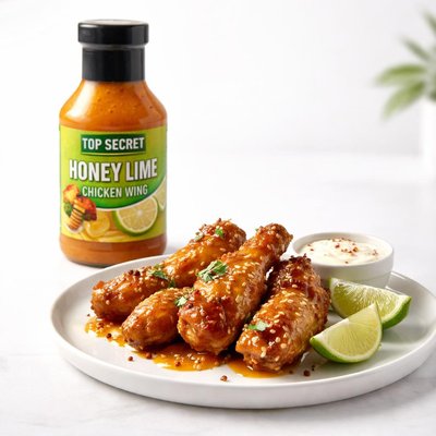 Image of Top Secret Honey Lime Chicken Wing Sauce