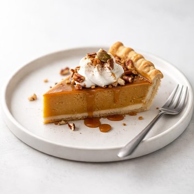 Image of Topped Pumpkin Pie