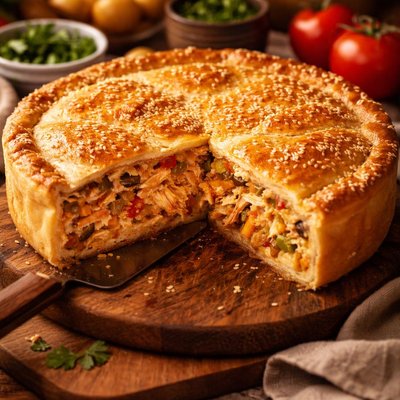 Image of Torta De Frango Brazilian Chicken Pie