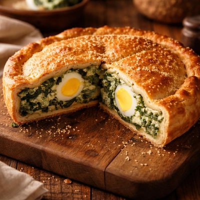 Image of Torta Pascualina Argentine Spinach Pie