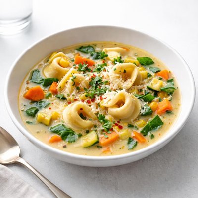 Image of Tortellini and Vegetable Chowder