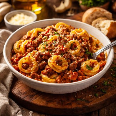 Image of Tortellini Bolognese Olive Garden Copycat