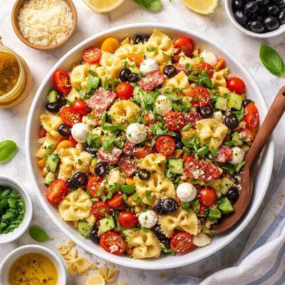 Image of Tortellini Bow Tie Pasta Salad