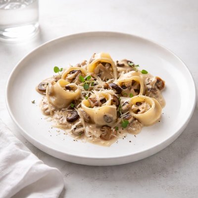 Image of Tortellini in Mushroom Sauce