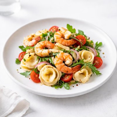 Image of Tortellini Pasta Salad with Shrimp