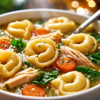 Image of Tortellini Soup with Chicken