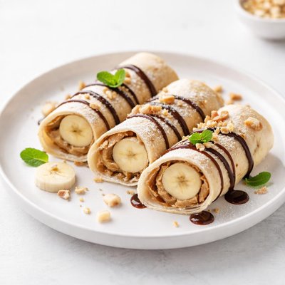 Image of Tortilla Banana Surprise Wraps