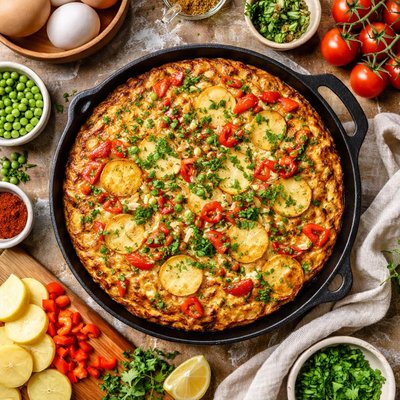 Image of Tortilla Campesina Potato Pudding