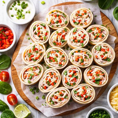 Image of Tortilla Ham Pinwheels