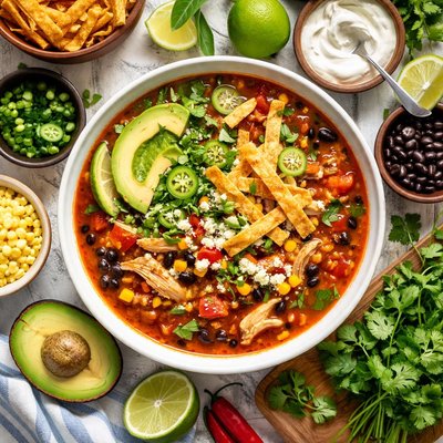 Image of Tortilla Soup with Chicken Made Easy