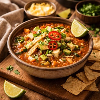 Image of Tortilla Soup with Undercover Veggies