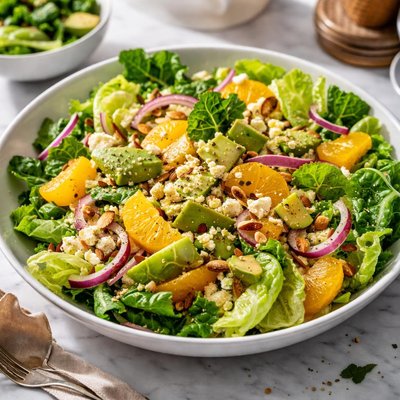 Image of Tossed Romaine and Orange Salad