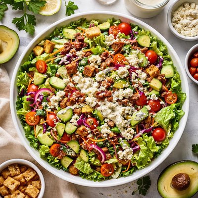 Image of Tossed Salad with Blue Fox Dressing