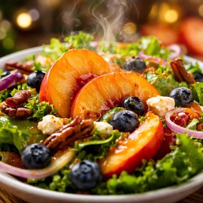 Image of Tossed Salad with Peachy Vinaigrette