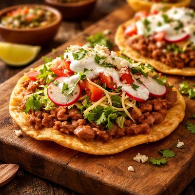 Image of Tostada Compuesta