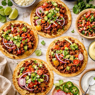 Image of Tostadas with Chorizo
