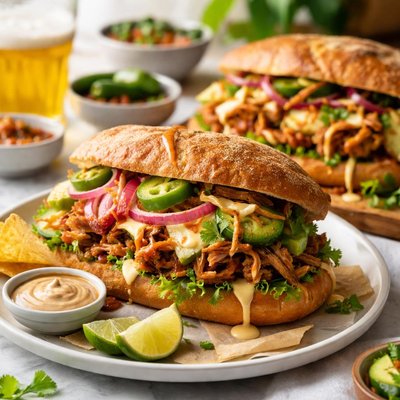 Image of Touchdown Tortas with Chipotle Mayonnaise