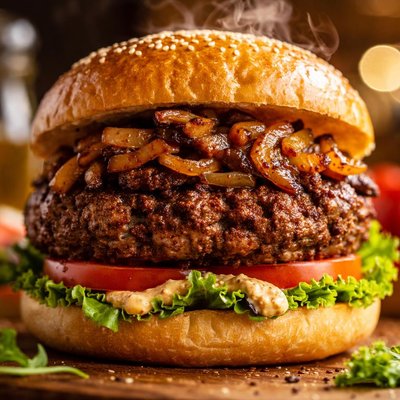 Image of Tourtiere Burgers