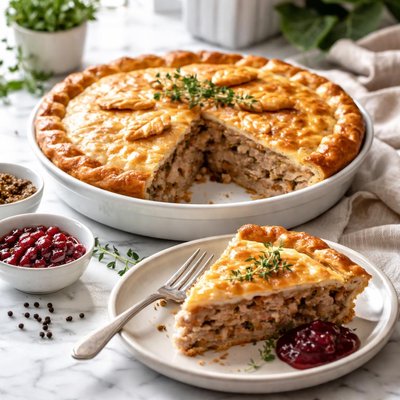 Image of Tourtiere De Quebec Quebec Pork Pie