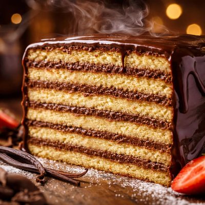 Image of Traditional 8 Layer Doberge Cake