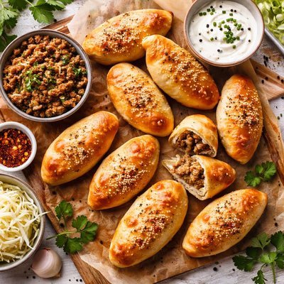 Image of Whole30 Traditional Beef and Cabbage Piroshki