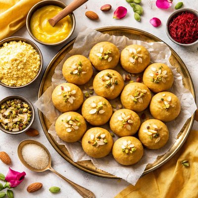 Image of Traditional Besan Laddu