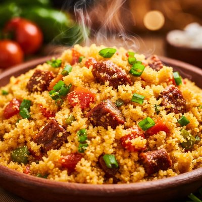 Image of Traditional Brazilian Cuscuz