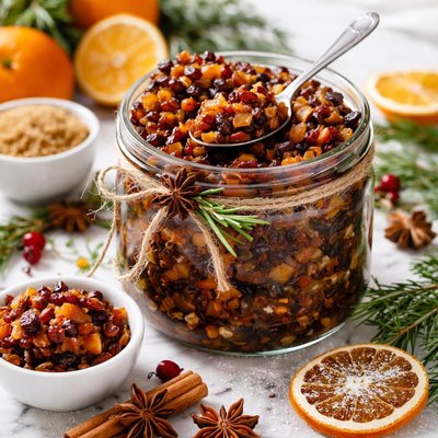 Image of Traditional British Mincemeat for Christmas Mince Pies