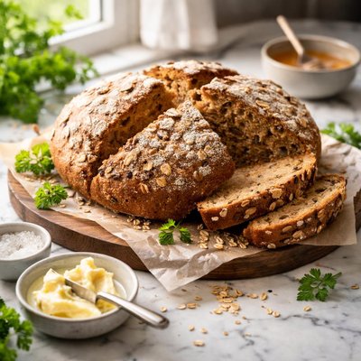 Image of Traditional Brown Irish Soda Bread