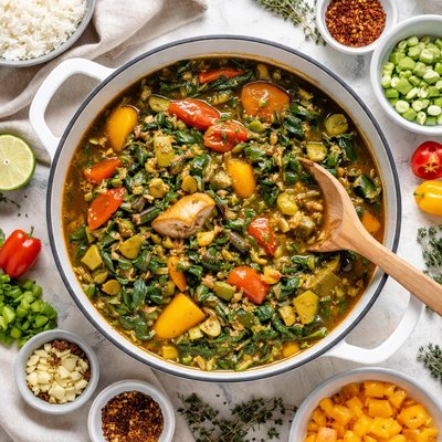 Image of Callaloo Caribeño Tradicional sin Soya