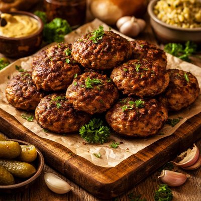 Image of Whole30 Traditional German Frikadellen