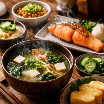 Image of Traditional Japanese Breakfast