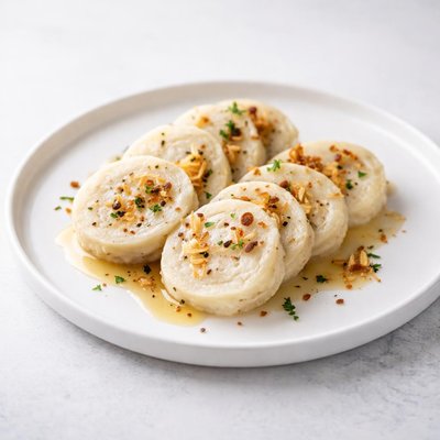 Image of Traditional Knedlicky Czech Potato Dumplings
