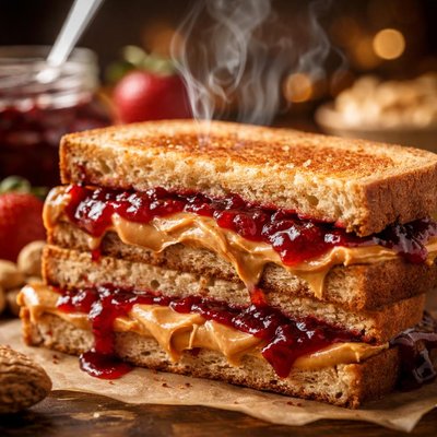 Image of Traditional Peanut Butter and Jelly
