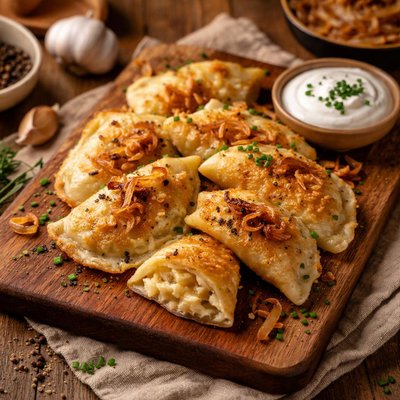 Image of Traditional Potato and Cheese Pierogi