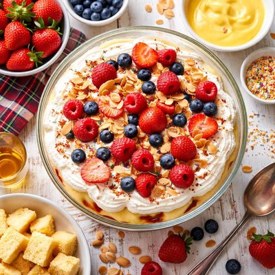 Image of Traditional Scottish Sherry Trifle
