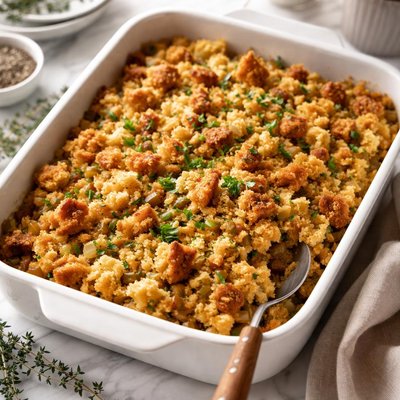 Image of Traditional Southern Cornbread Dressing Base