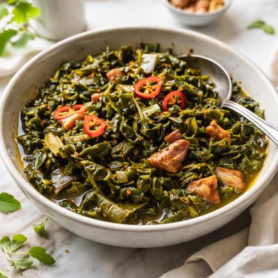 Image of Traditional Southern Greens Mustard Turnip or Collards