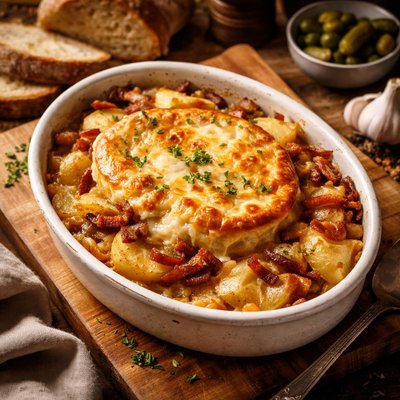 Image of Traditional Tartiflette a La Joel Robuchon