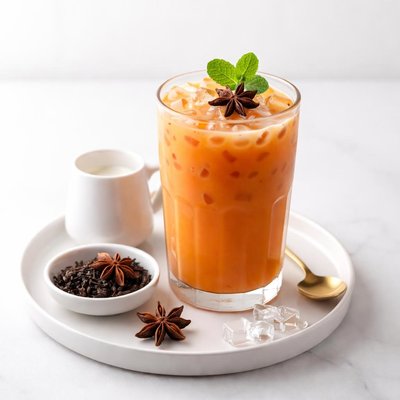 Image of Traditional Thai Iced Tea with Star Anise