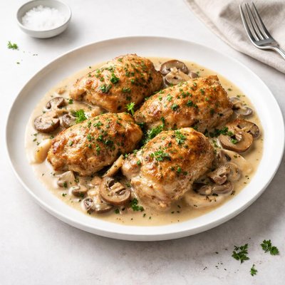 Image of Tray Baked Chicken Stroganoff