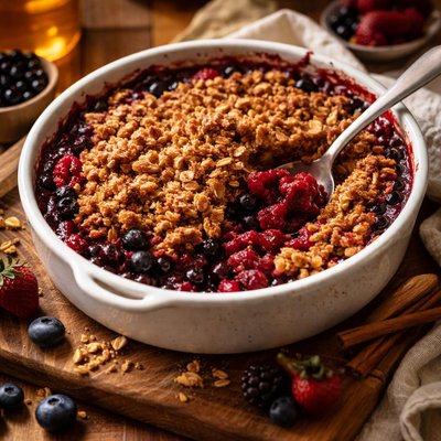 Image of Triple Berry Granola Crisp
